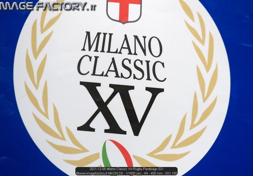 2021-12-05 Milano Classic XV-Rugby Parabiago (26-48)